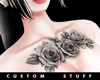Custom Rose Tattoo