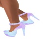 bluepurple pastel heels