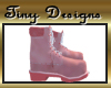Tiny Work Boots Pink