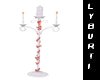 Unity Candle - White Red