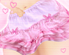 ! frilly pink skirt