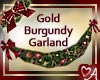 Burgundy Gold Garland