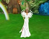 white feather dress