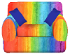 rainbow chair n blue
