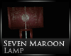 [Nic]Seven Maroon Lamp