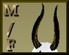 Malachite Horns:  Gold