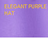 Elegant Purple Hat
