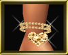 }KC{ Gold Heart Bracelet