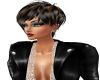 Rihanna black-brown hair