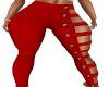 Red Strapped RL Pants