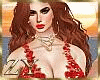 ZY:  Red Sequin Dress