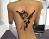 tinkerbell back tattoo