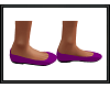 {G} Purple Flat Sandals 