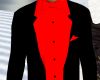 tux blk with red shirt
