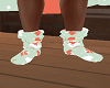 snowman xmas socks