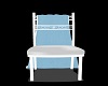 sky blue wedding chair