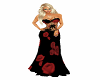 Black Rose Lace Dress