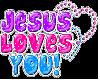 jesus love you sticker