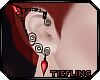 [F] Ruby Elf Earrings