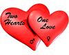 2 hearts 1 love