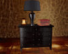 RED WOOD NIGHTSTAND