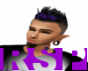 *RSP*PRP/BLK SPIKED HAIR
