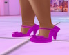 purple shoes
