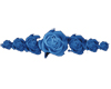 group of roses in blue