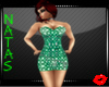 green heart corset dress