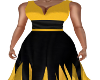 Ivy-Black/Yellow Dress