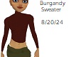 [BB] Burgandy Sweater