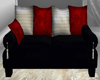 Red & Silver Couch
