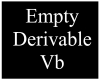 empty deriveable vb