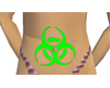 Tattoo Biohazard green