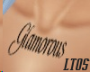 Glamorous Chest Tattoo