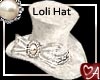 .a White Pearl Loli Hat