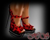 red leopar shoes