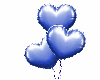 Blue Heart Balloons