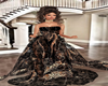 CRUSH BLACK GOWN