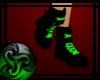 Rave boots (blk/neongrn)