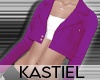 K| Crop Jacket Purple