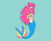 Tiny Rainbow Mermaid