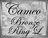 `SC Cameo Ring Bronze L