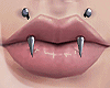 Fangs Piercings Silver
