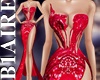 B1l Wang Red Glit Gown