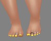 !R! Feet W/Rings Yellow