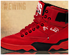Ewing Red Sneaker.