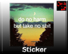 Do no harm  - Sticker
