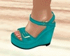 Ibiza Style Sandals Aqua