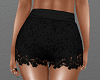 H/Black Lace Shorts